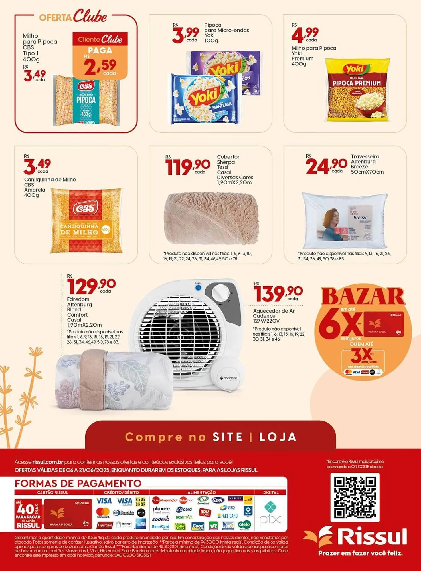 Encarte de Catálogo Supper Rissul 8 de junho até 21 de junho 2025 - Pagina 13