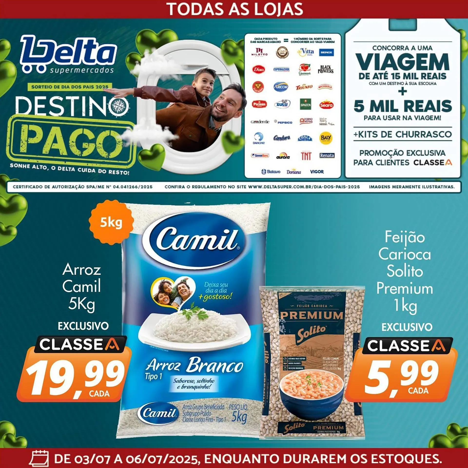 Encarte de Catálogo Delta Supermercados 3 de julho até 3 de julho 2025 - Pagina 1