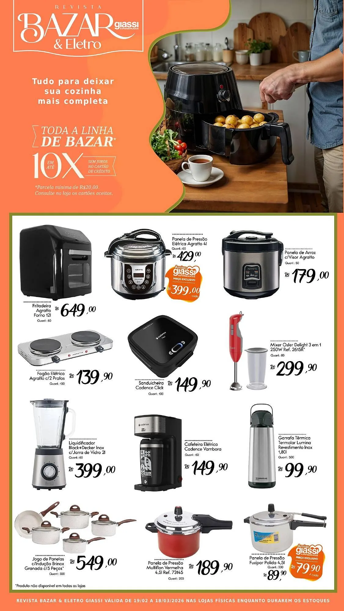 Encarte de Encarte Giassi Supermercados 18 de fevereiro até 18 de março 2026 - Pagina 9