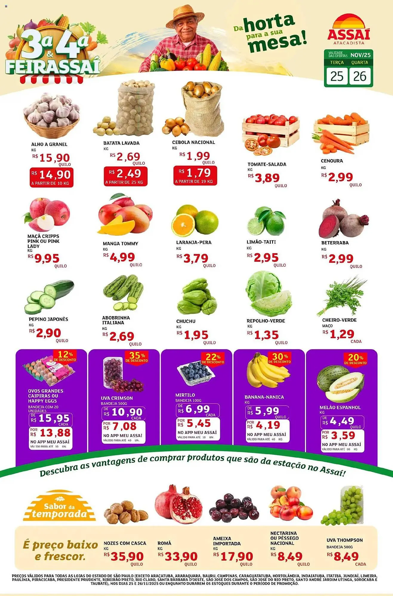 Encarte de Encarte Assaí Atacadista 25 de novembro até 26 de novembro 2025 - Pagina 1