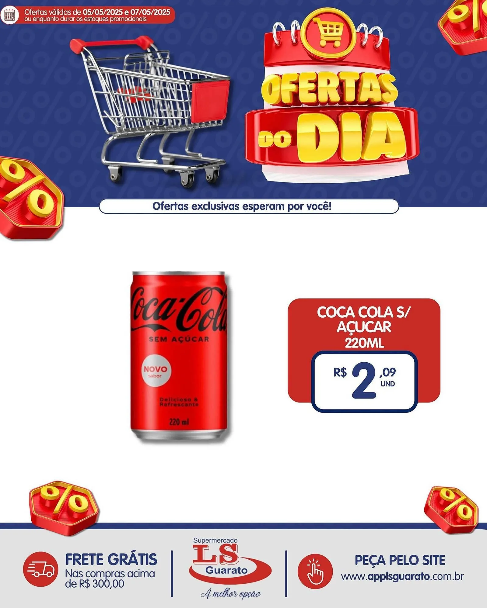 Encarte de Catálogo Supermercado LS Guarato 5 de maio até 7 de maio 2025 - Pagina 2