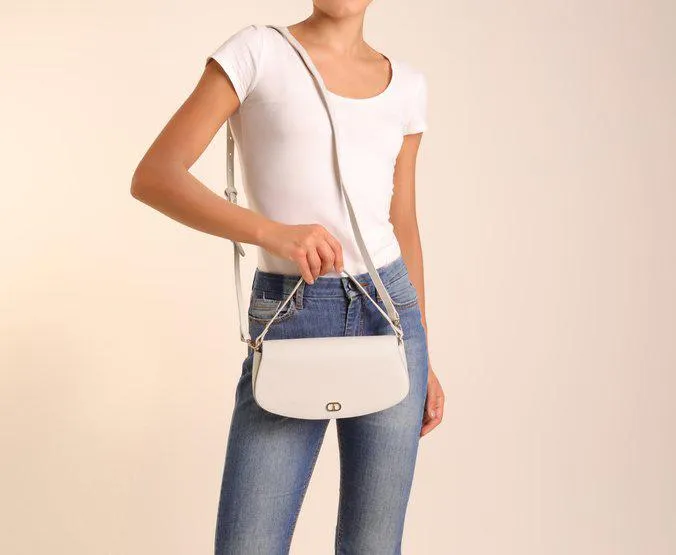 Bolsa Crossbody Branca Grande Ollie