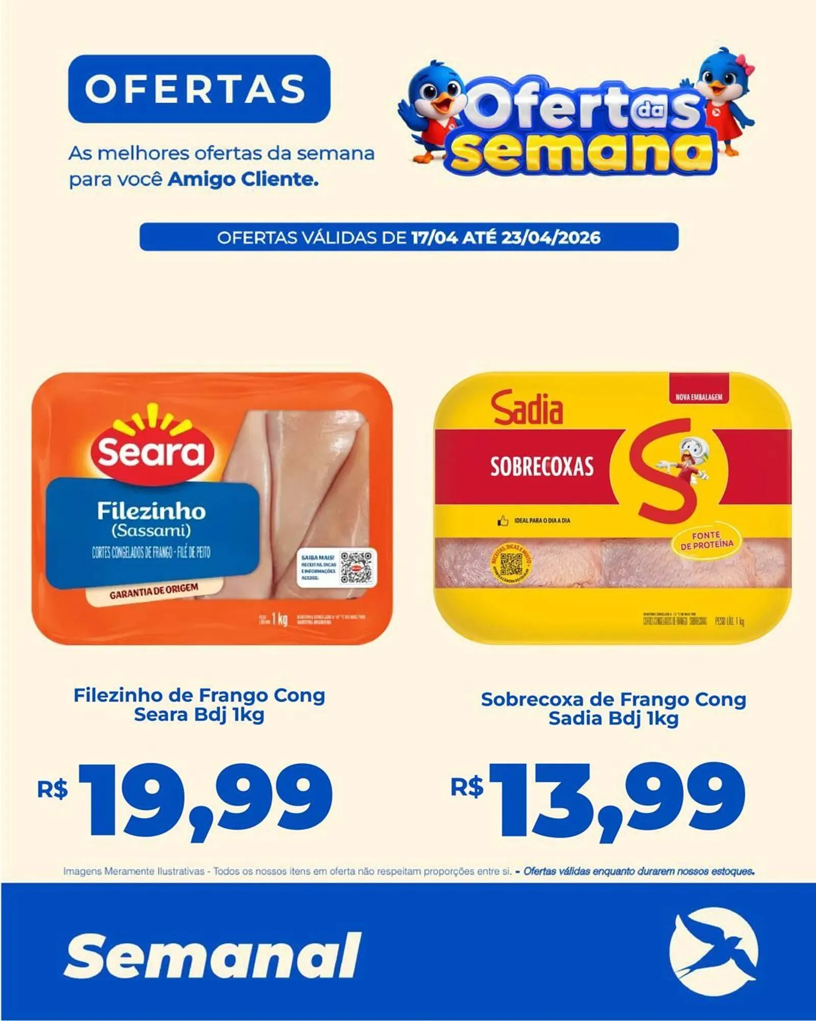 Encarte de Folheto Andorinha Hipermercado 17 de abril até 23 de abril 2026 - Pagina 1