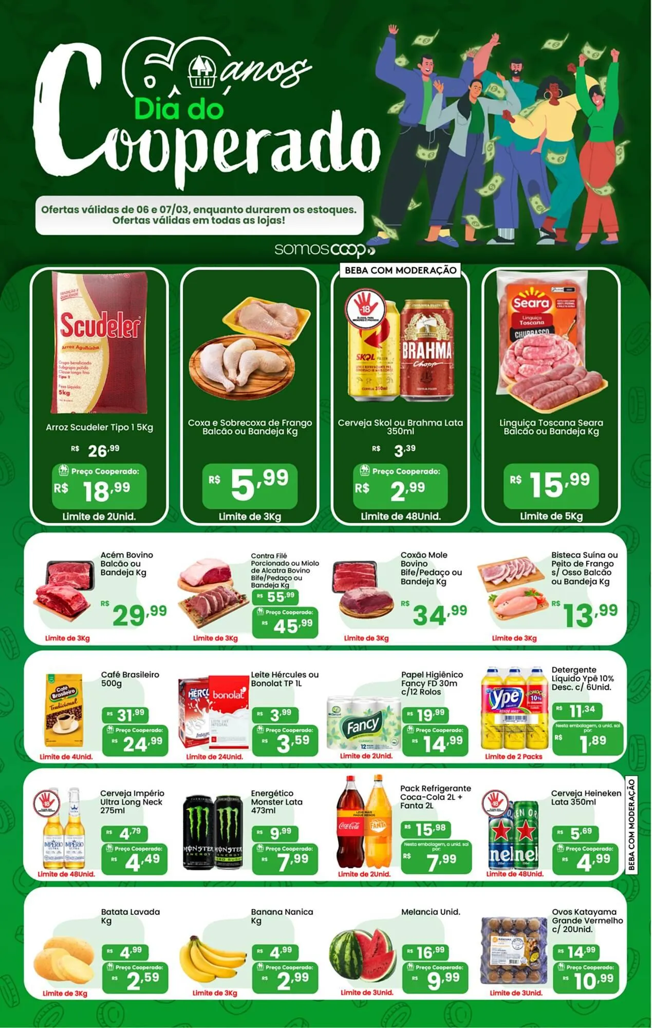 Encarte de Tabloide Coocerqui 5 de março até 7 de março 2026 - Pagina 1