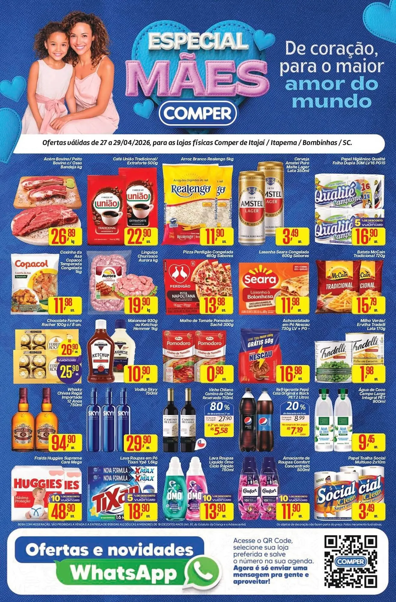 Encarte de Folheto Comper 27 de abril até 29 de abril 2026 - Pagina 1