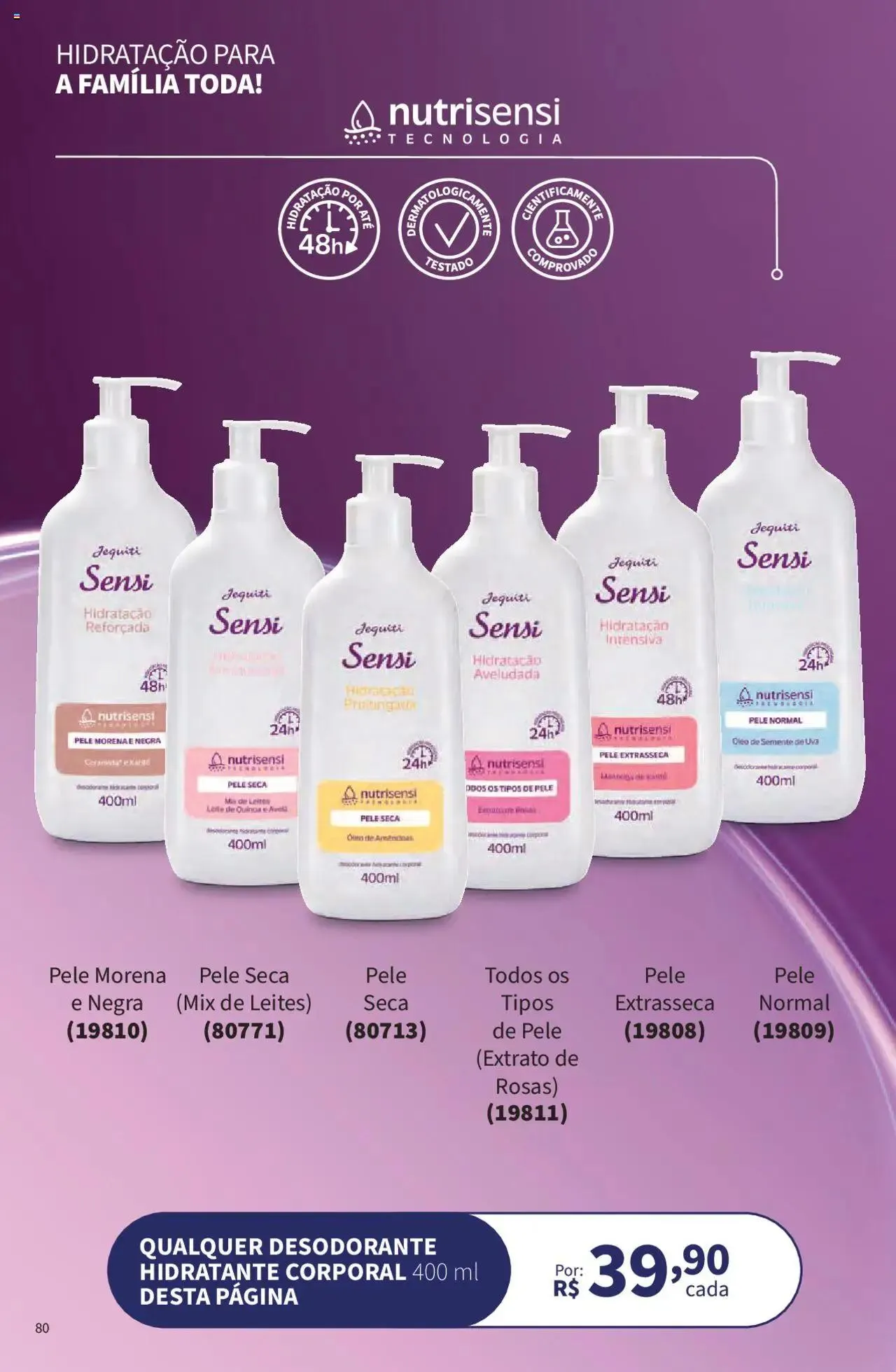 Encarte de Jequiti - Revista 06/2025 21 de abril até 16 de maio 2025 - Pagina 80