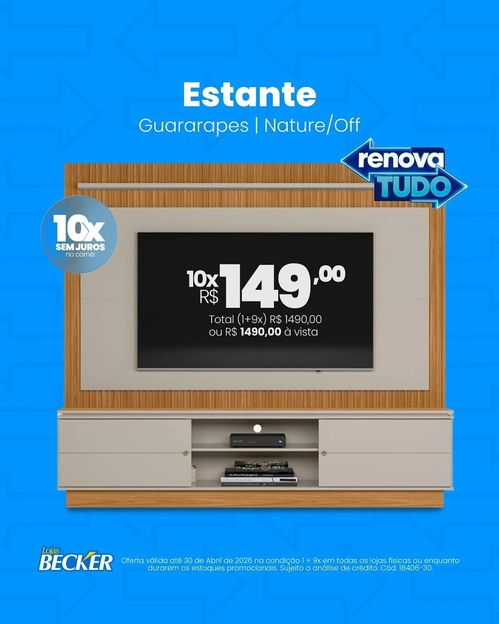 Encarte de Folheto Lojas Becker 2 de abril até 30 de abril 2026 - Pagina 1