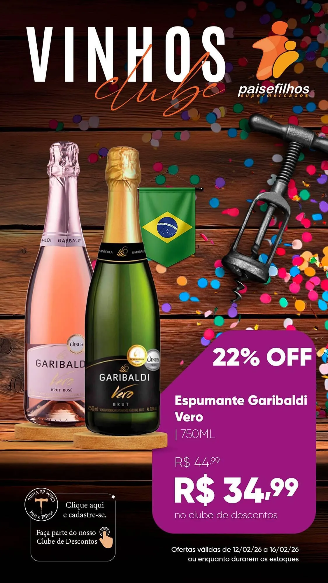 Encarte de Catálogo Pais e Filhos Supermercados 12 de fevereiro até 16 de fevereiro 2026 - Pagina 8