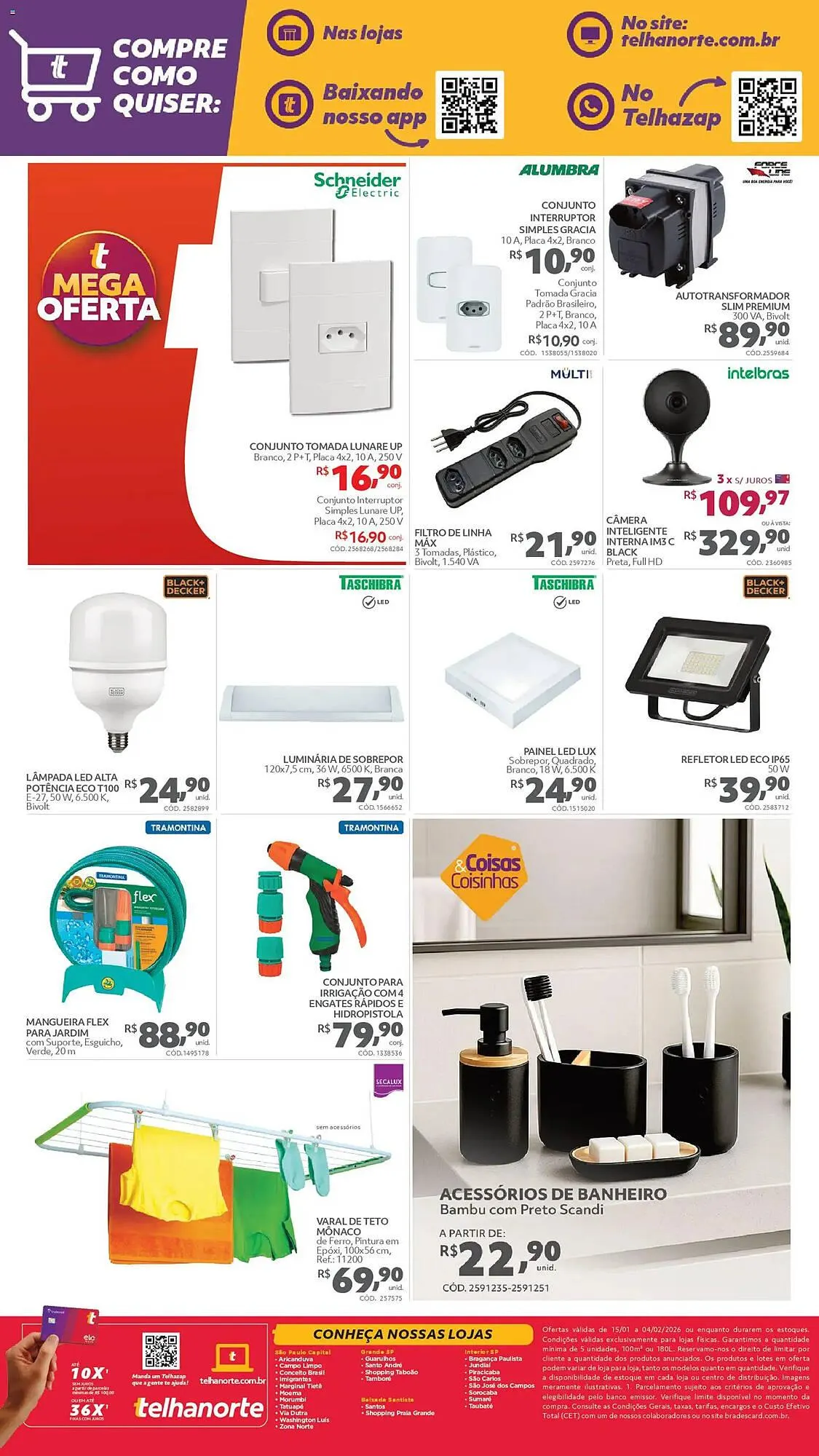 Encarte de Catálogo Telhanorte 15 de janeiro até 4 de fevereiro 2026 - Pagina 7