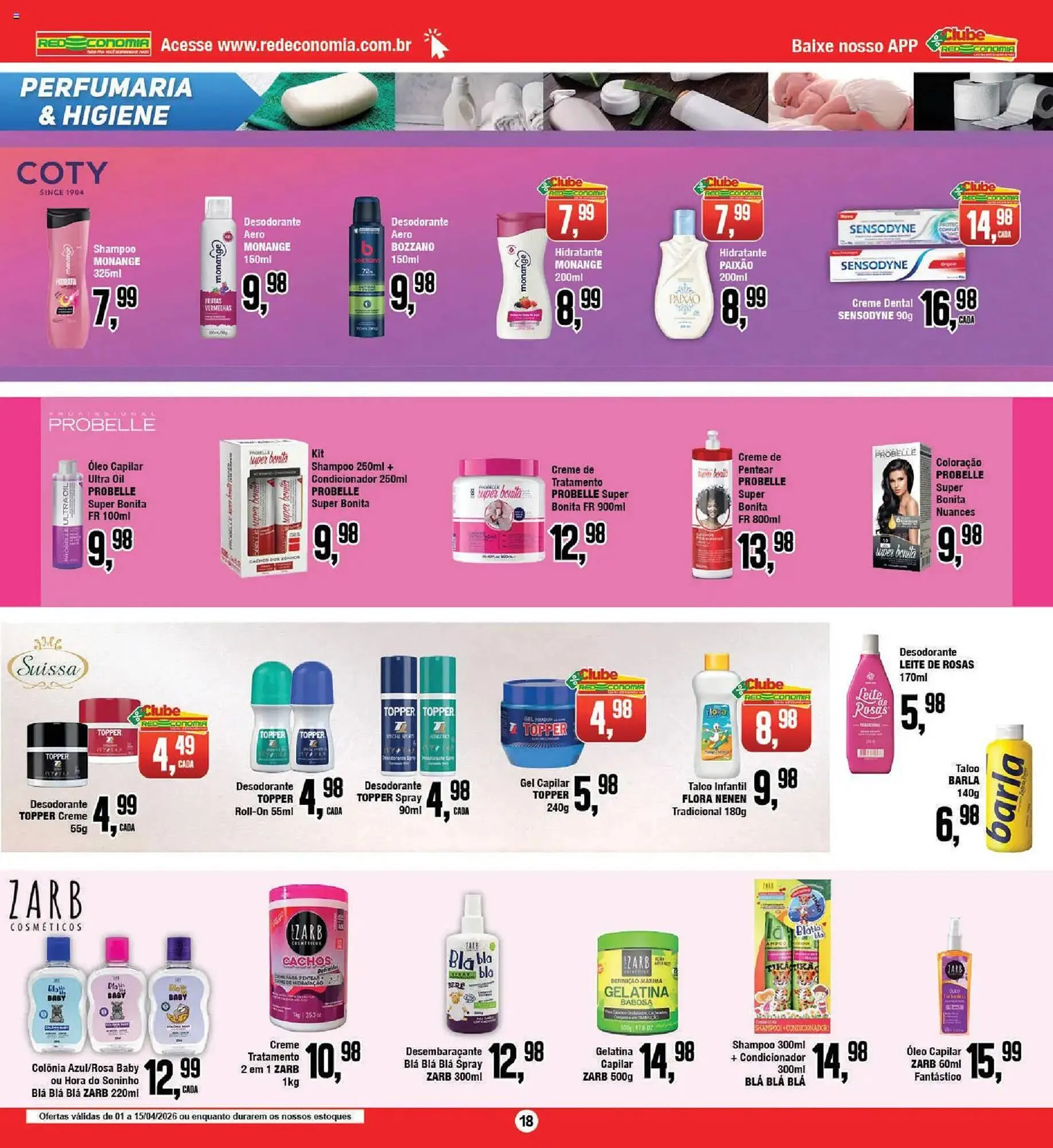 Encarte de Encarte Redeconomia 1 de abril até 15 de abril 2026 - Pagina 18