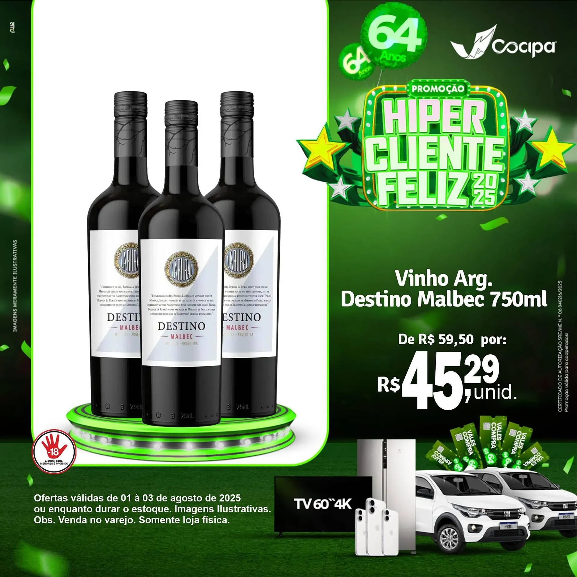 Encarte de Catálogo Cocipa 1 de agosto até 2 de agosto 2025 - Pagina 1