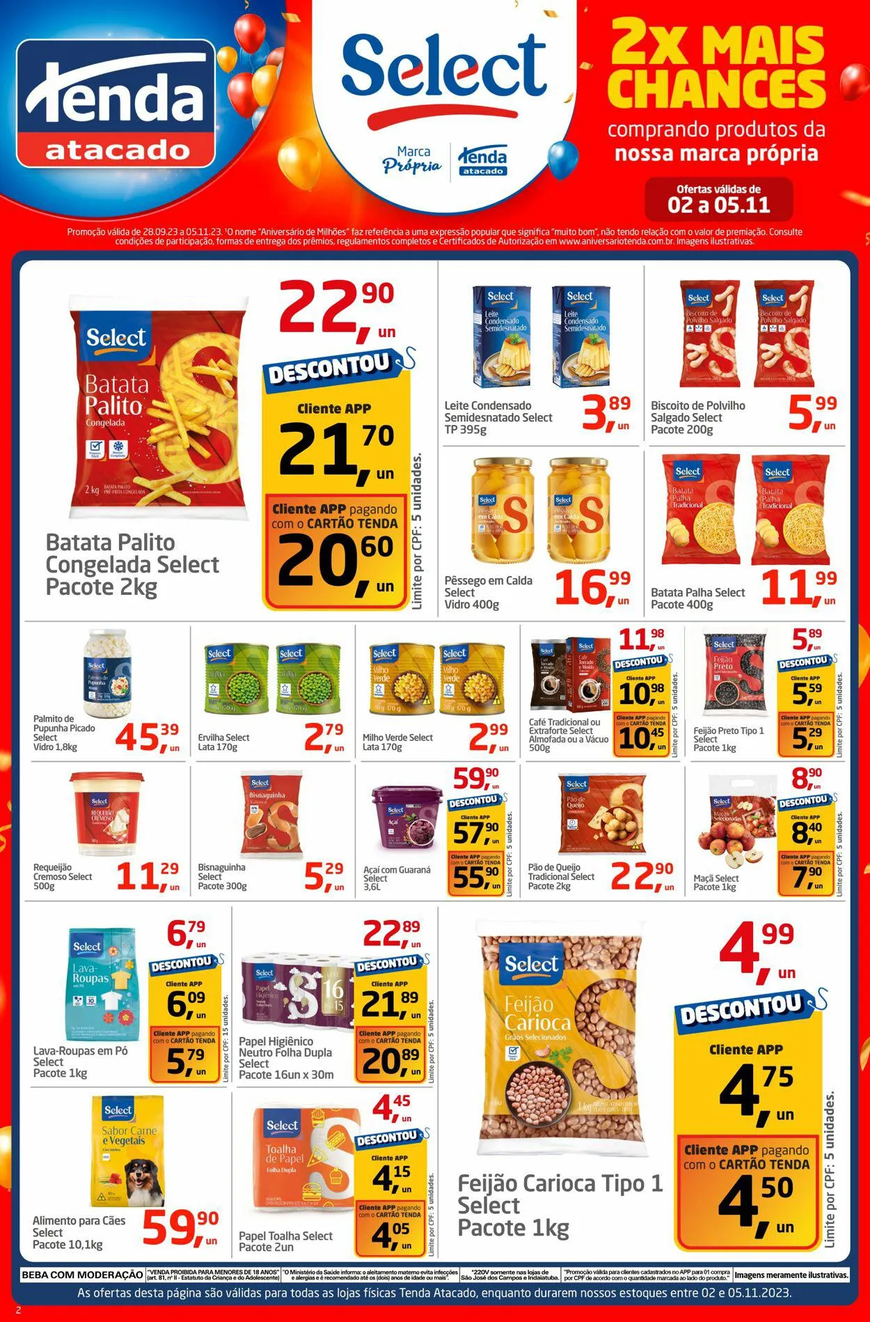 Encarte de Tenda Atacado - Amoreiras - Campinas 2 de novembro até 5 de novembro 2023 - Pagina 2