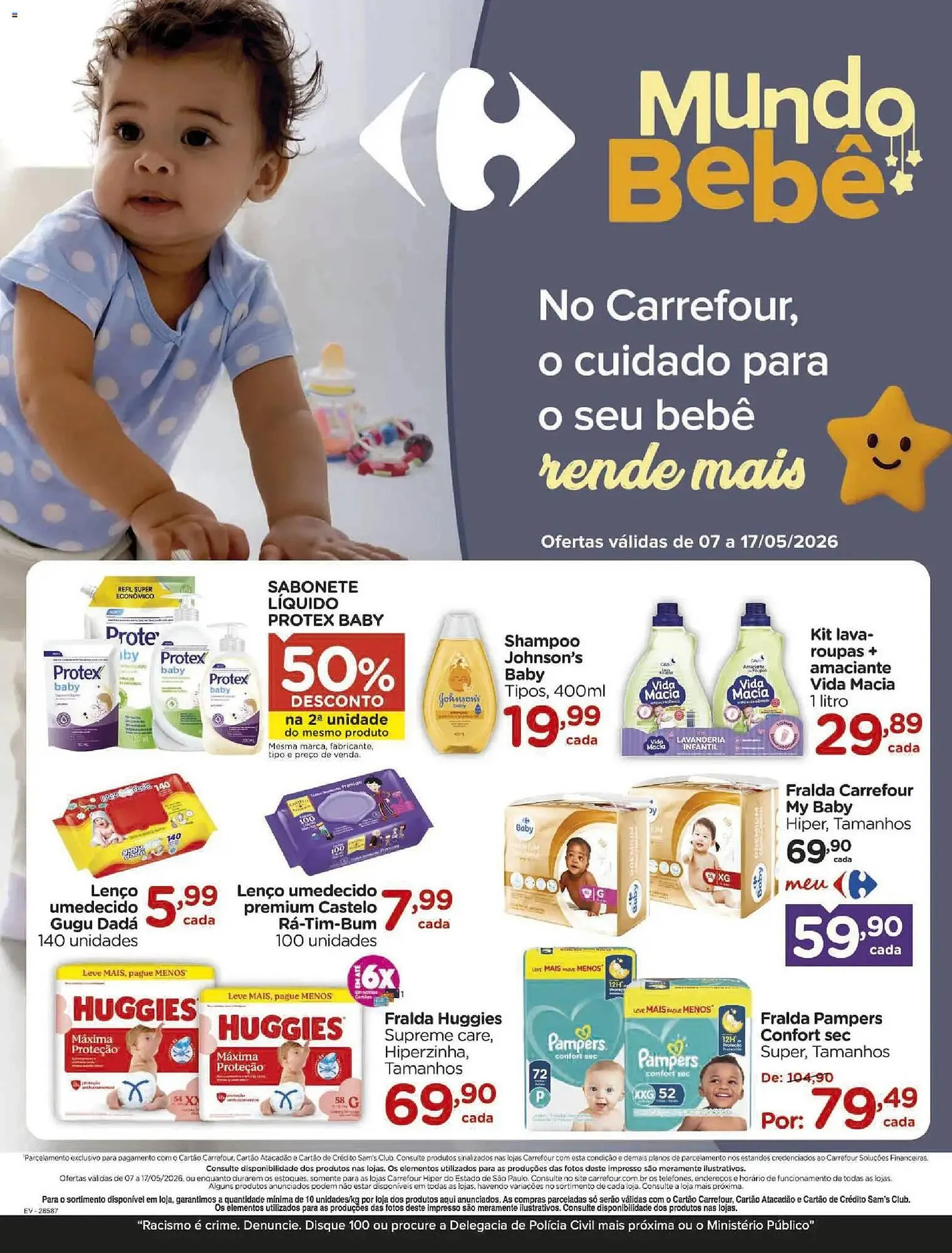 Encarte de Folheto Carrefour 7 de maio até 17 de maio 2026 - Pagina 1