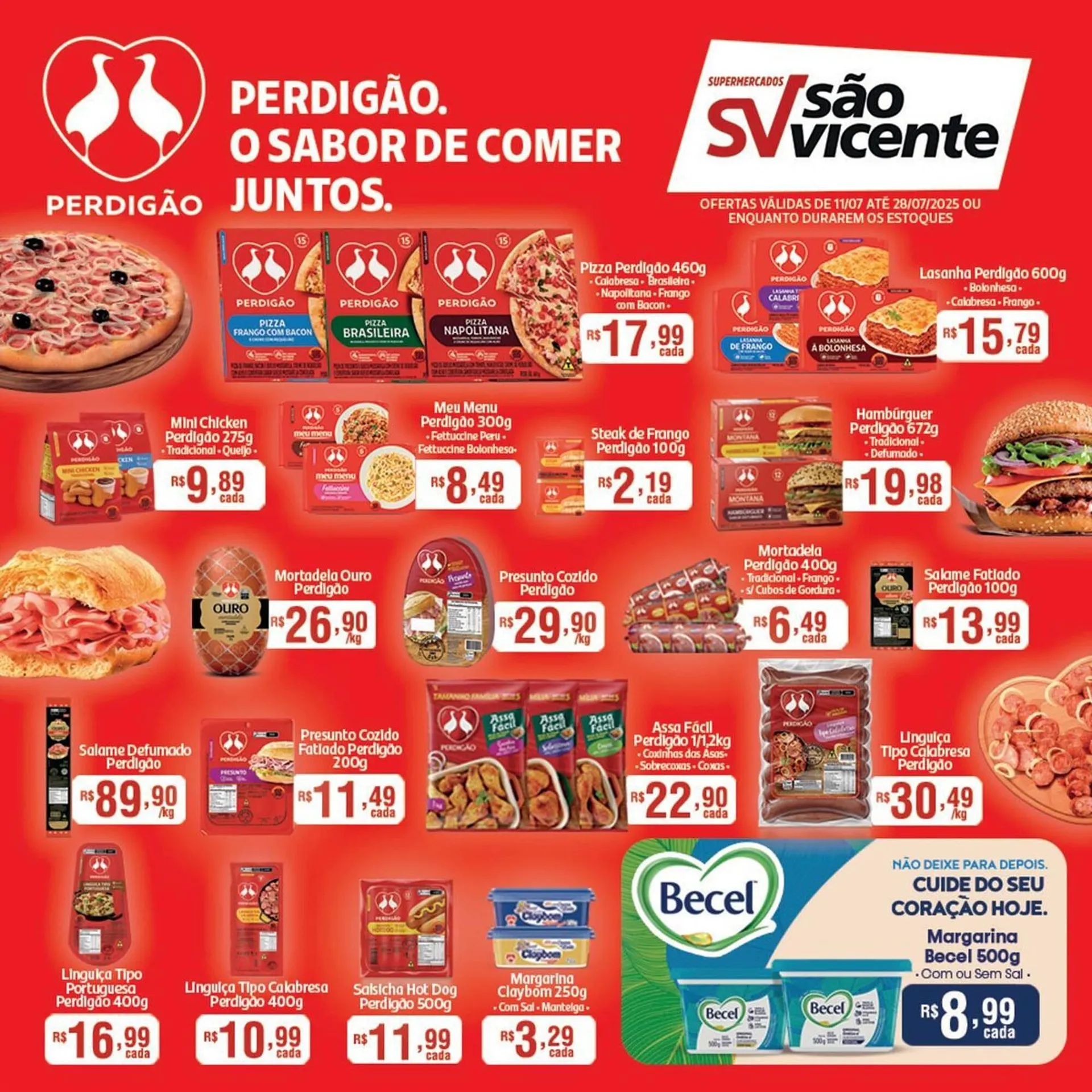 Encarte de Catálogo Supermercados São Vicente 17 de julho até 28 de julho 2025 - Pagina 1