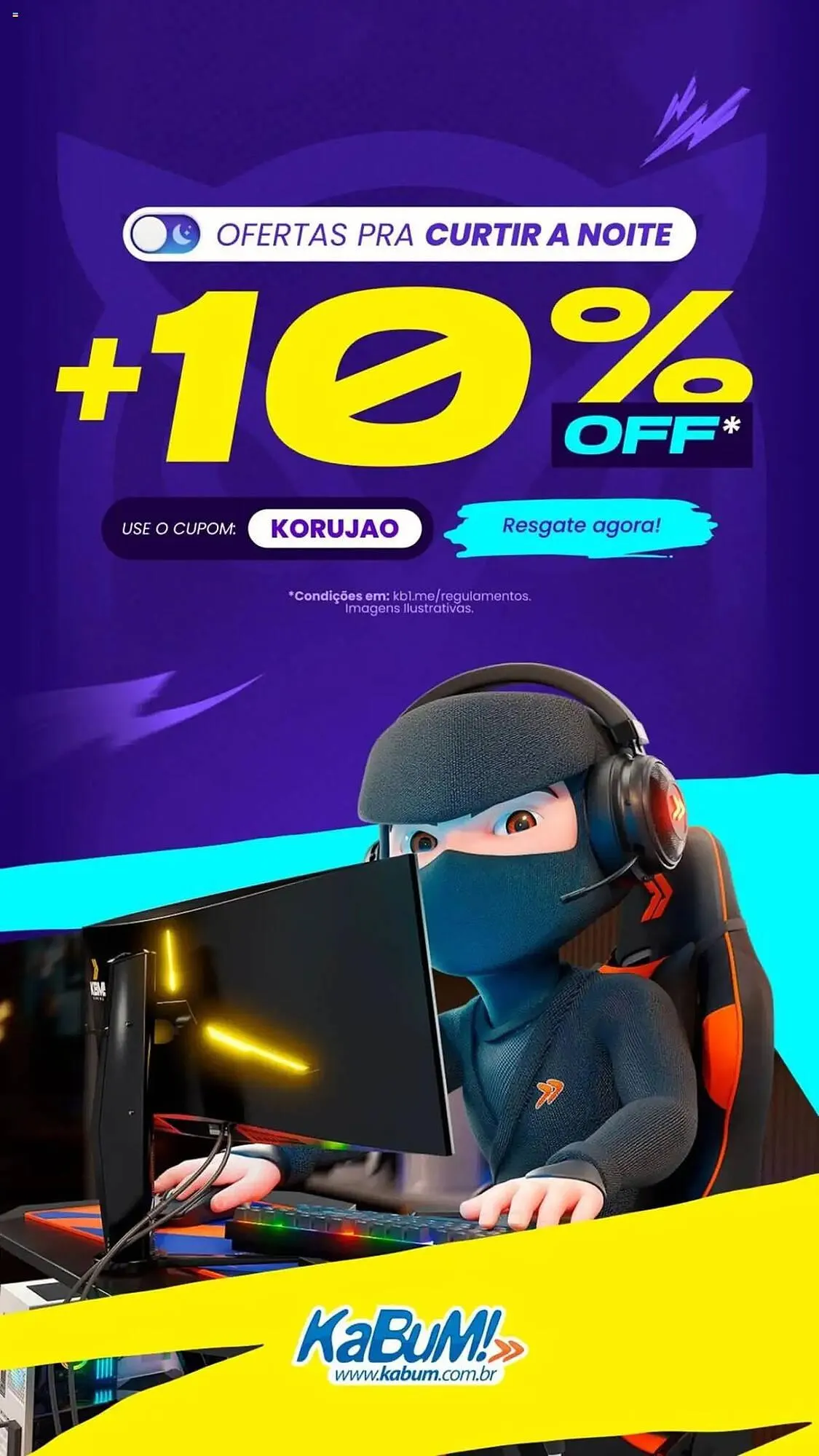 Encarte de Catálogo KaBuM 11 de julho até 22 de julho 2025 - Pagina 10