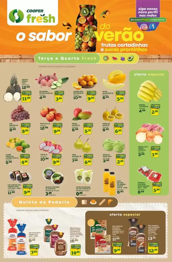 Encarte de fresh semanal 25 de fevereiro até 27 de fevereiro 2025 - Pagina 1