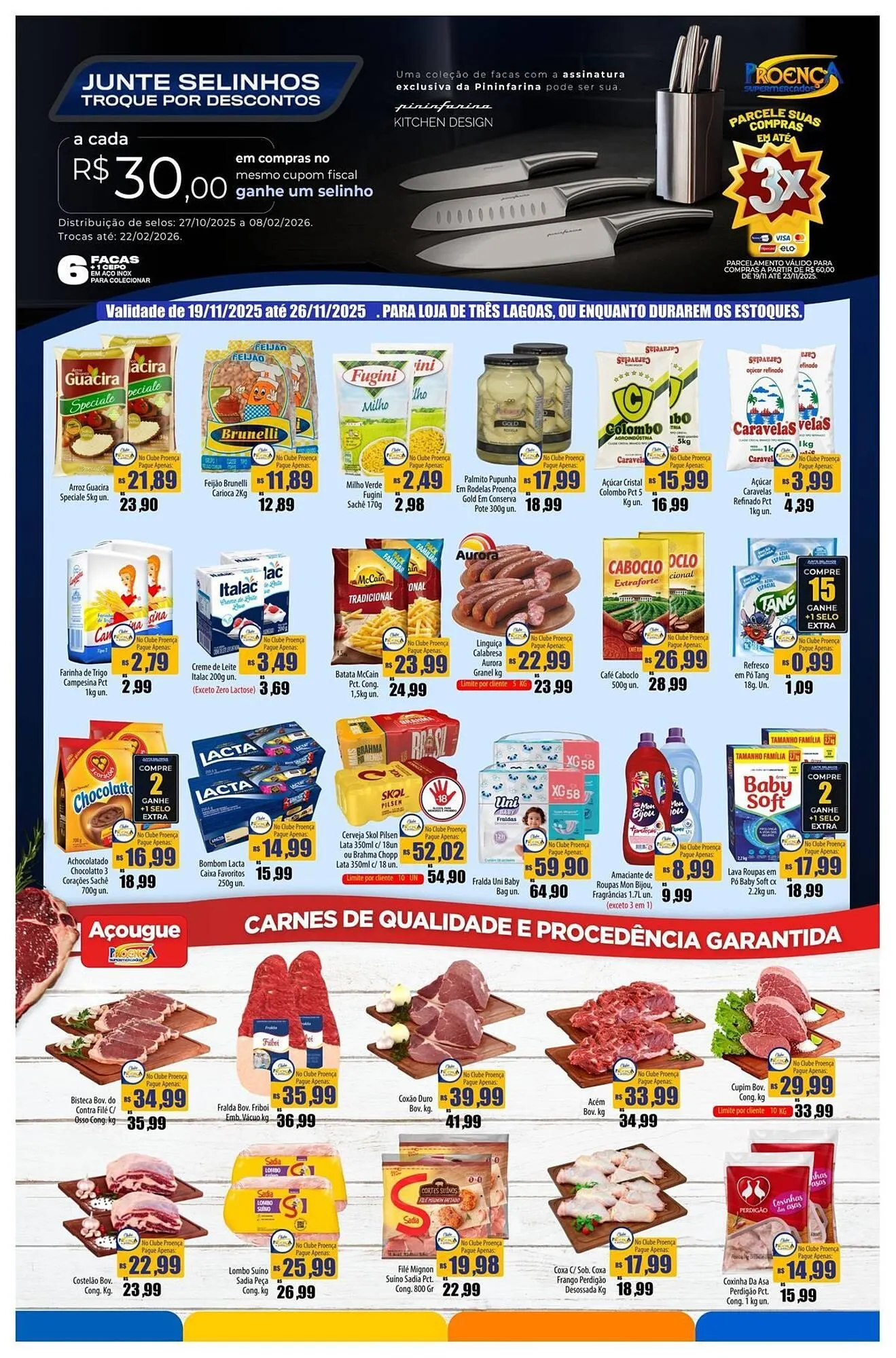 Encarte de Catálogo Proença Supermercados 19 de novembro até 26 de novembro 2025 - Pagina 1