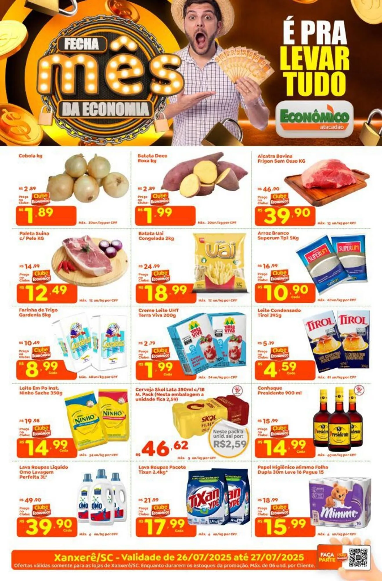 Encarte de Catálogo Econômico Atacadão 26 de julho até 27 de julho 2025 - Pagina 1