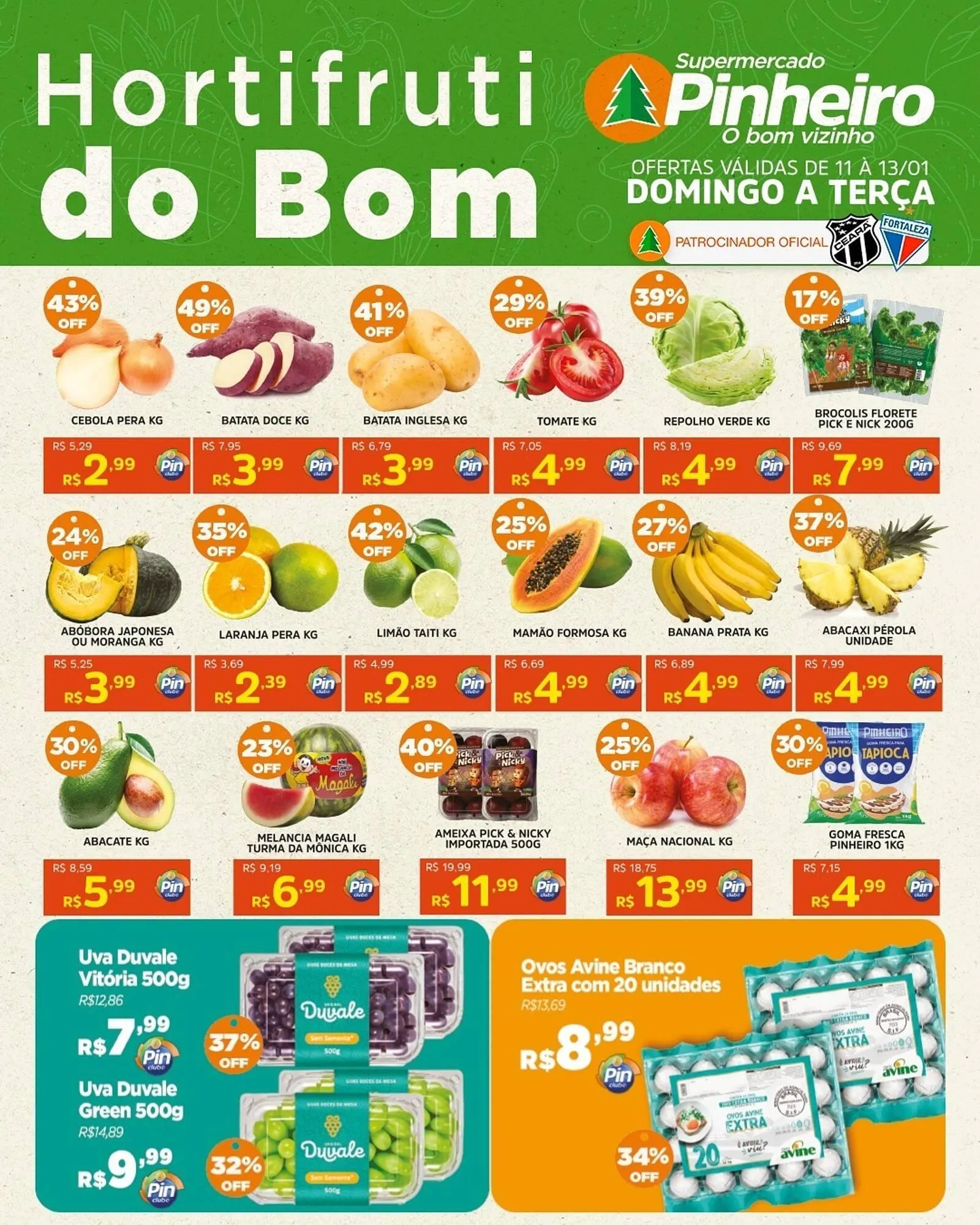 Encarte de Encarte Pinheiro Supermercado 11 de janeiro até 13 de janeiro 2026 - Pagina 2