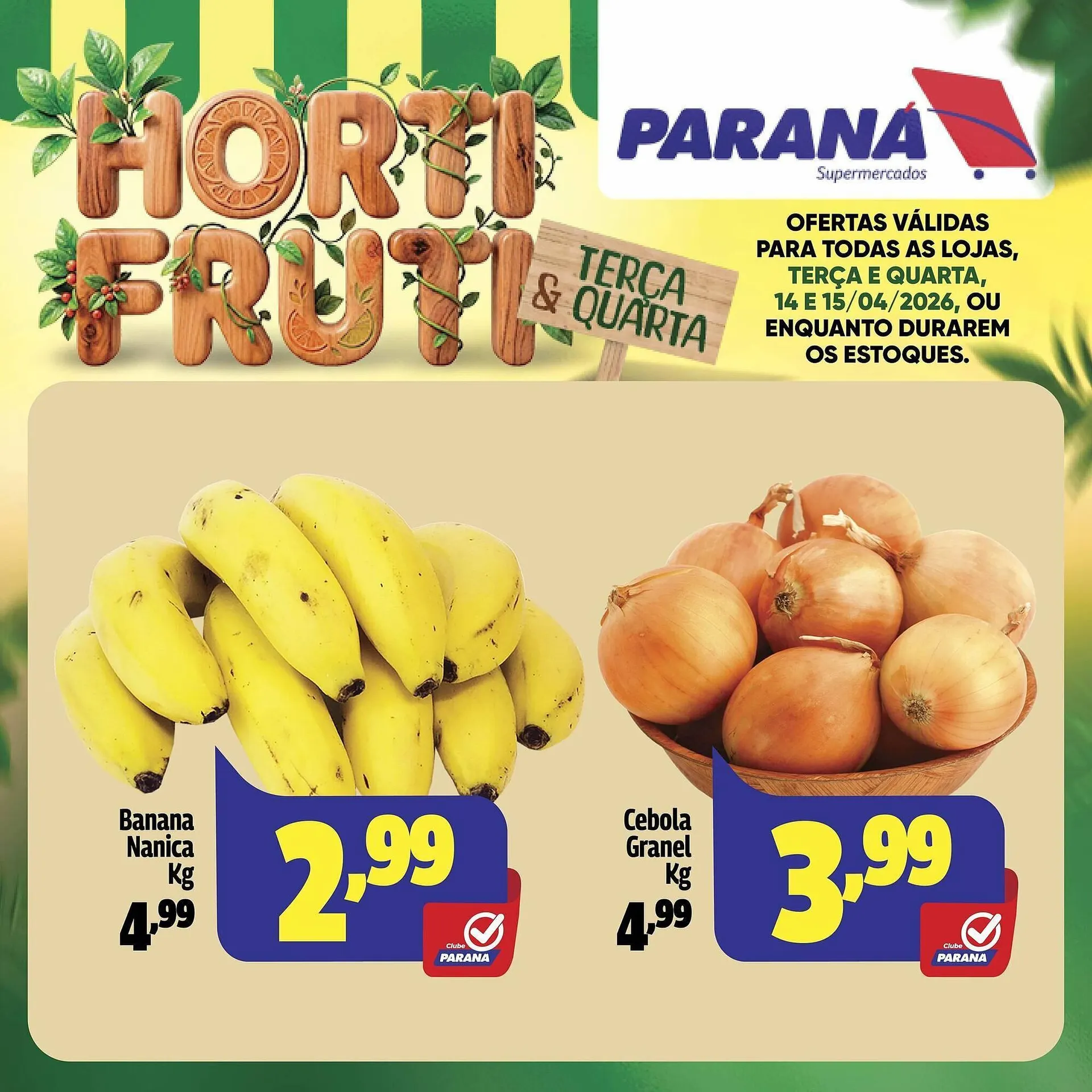 Encarte de Folheto Supermercado Paraná 14 de abril até 15 de abril 2026 - Pagina 1