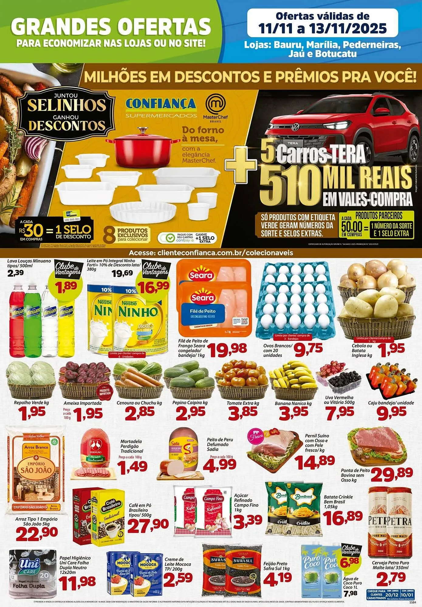 Encarte de Catálogo Confiança Supermercados 11 de novembro até 13 de novembro 2025 - Pagina 1