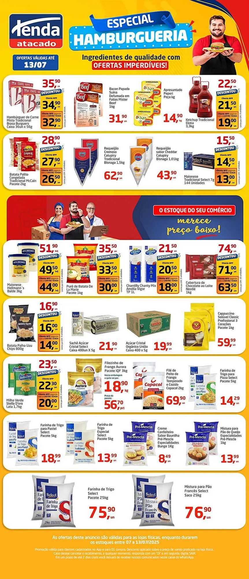 Encarte de Catálogo Tenda Atacado 7 de julho até 13 de julho 2025 - Pagina 1