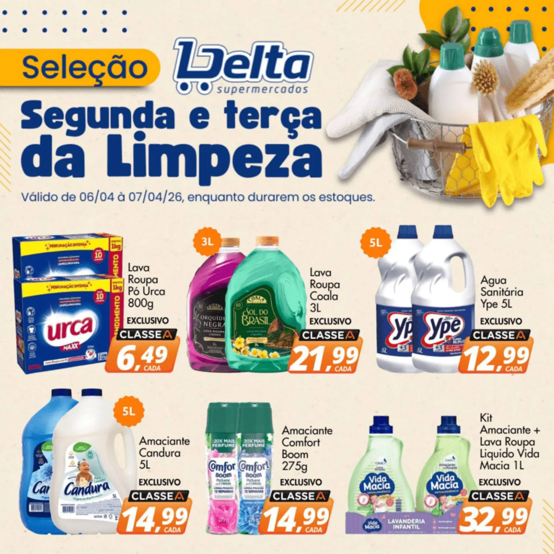 Encarte de Catálogo Delta Supermercados 6 de abril até 7 de abril 2026 - Pagina 1