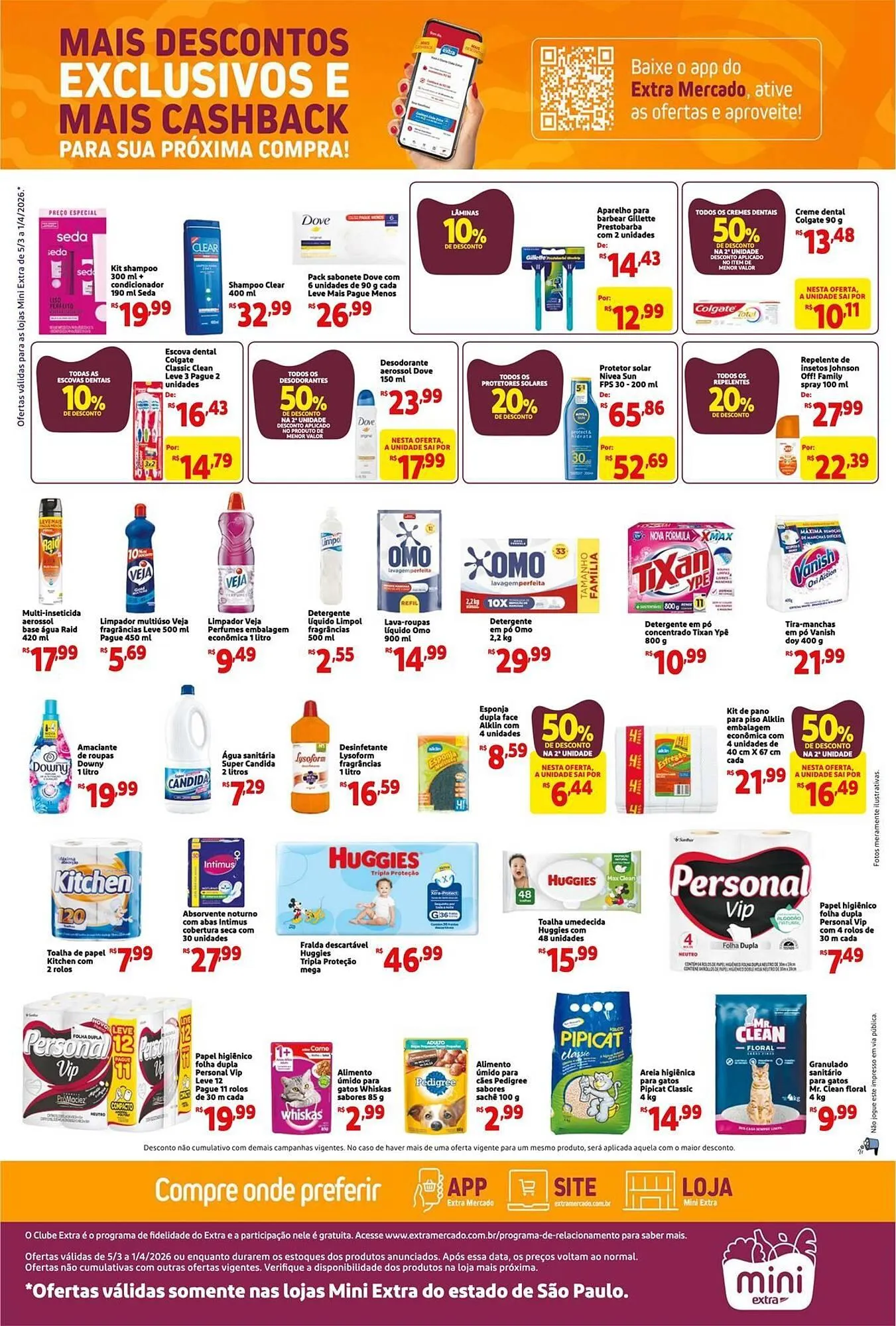 Encarte de Folheto Mini Extra 5 de março até 1 de abril 2026 - Pagina 4