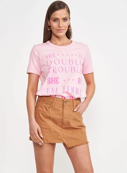 Camiseta Slim Double Thouble