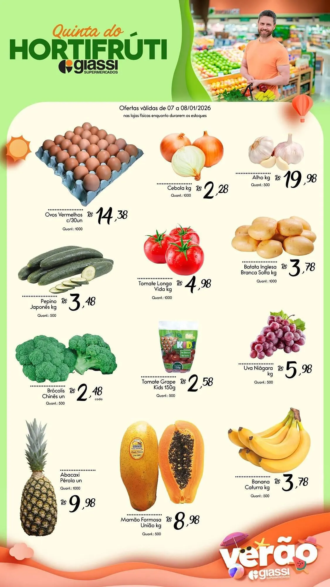 Encarte de Encarte Giassi Supermercados 7 de janeiro até 8 de janeiro 2026 - Pagina 2