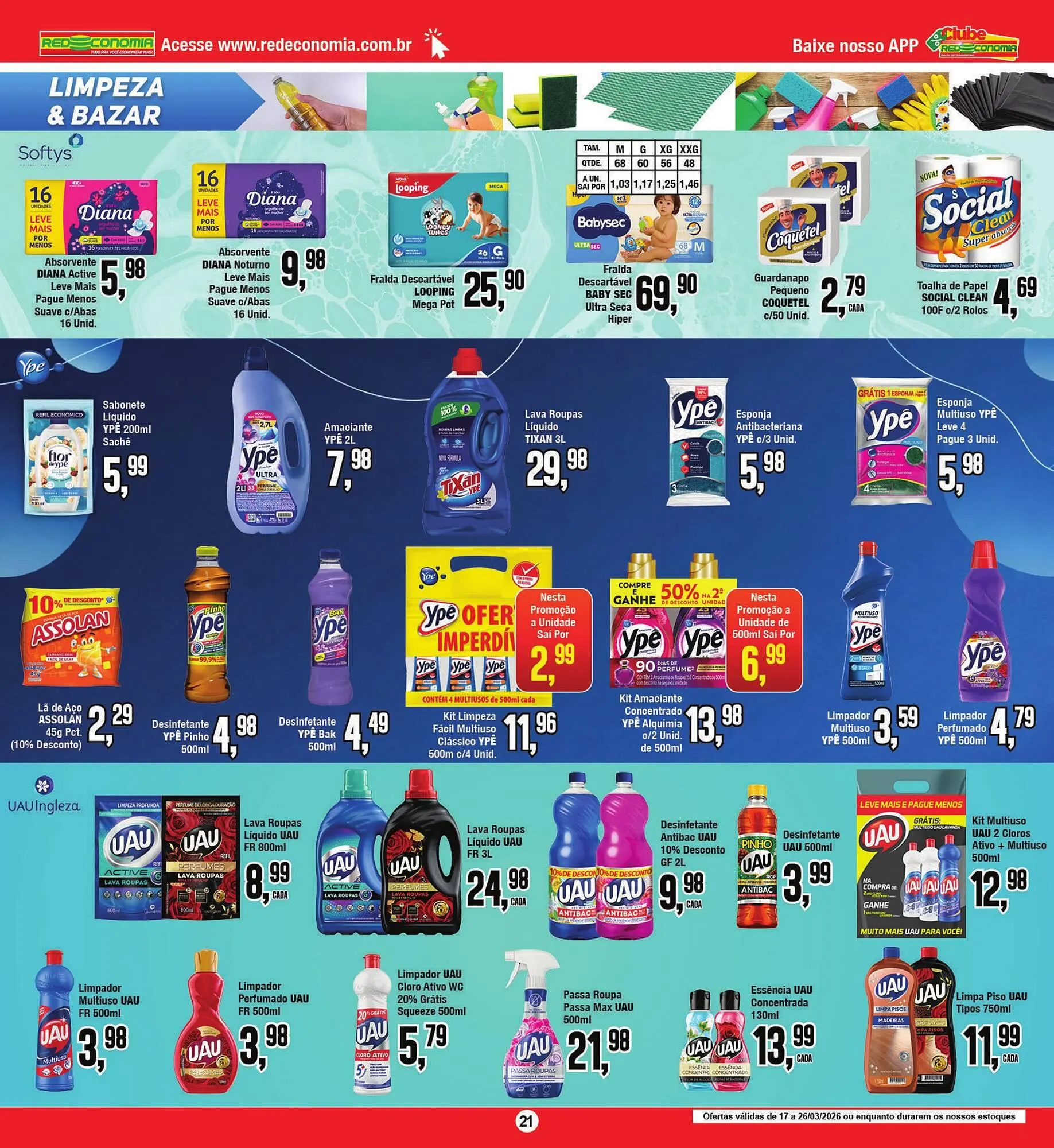 Encarte de Encarte Redeconomia 18 de março até 23 de março 2026 - Pagina 21