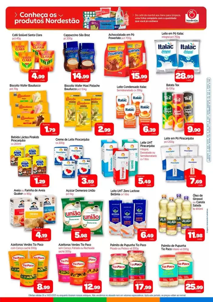 Encarte de Encarte Nordestao 8 de março até 18 de março 2025 - Pagina 7