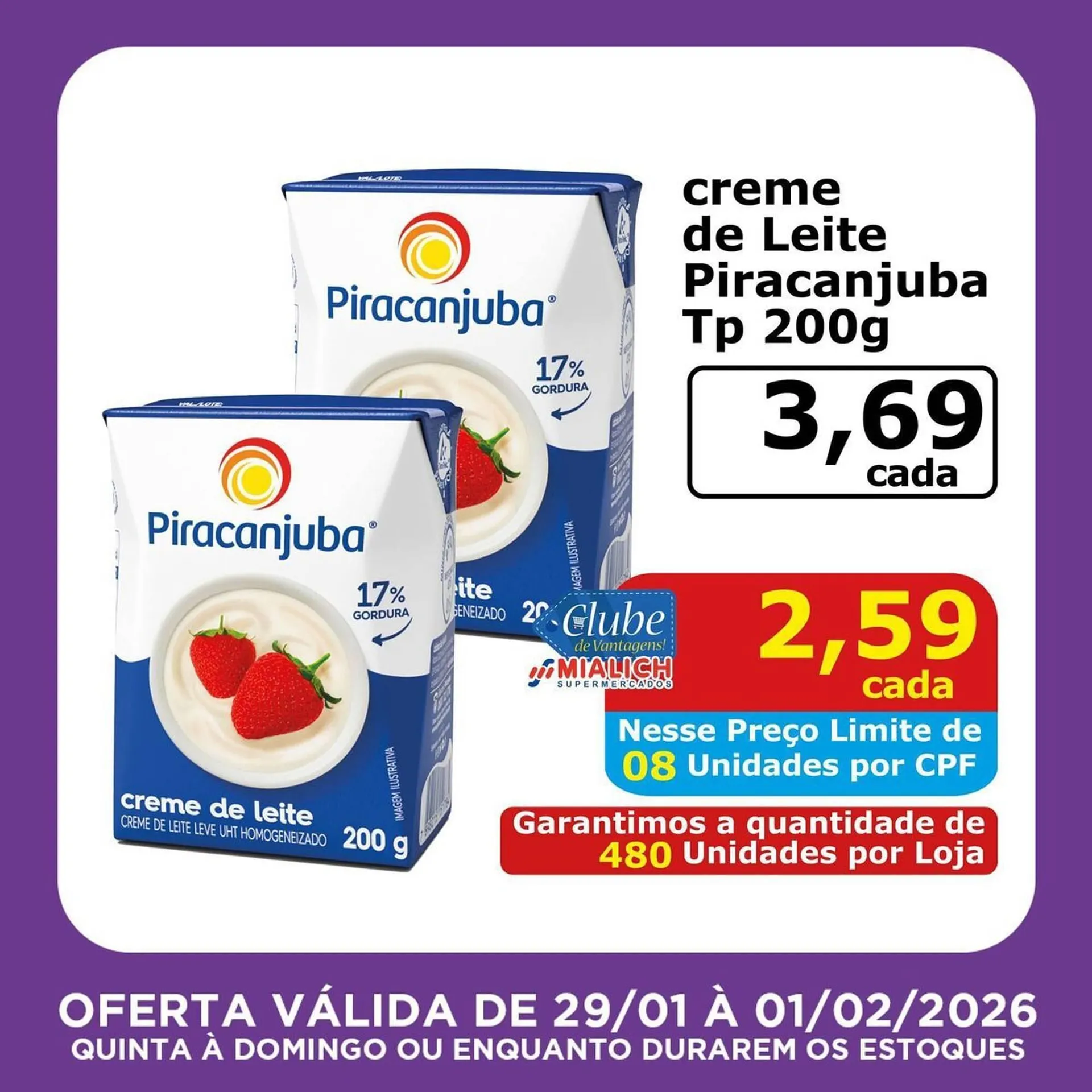 Encarte de Catálogo Mialich Supermercados 29 de janeiro até 1 de fevereiro 2026 - Pagina 2