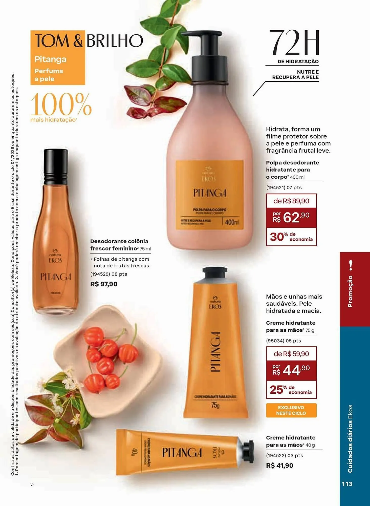 Encarte de Catálogo Natura 1 de janeiro até 31 de janeiro 2026 - Pagina 113