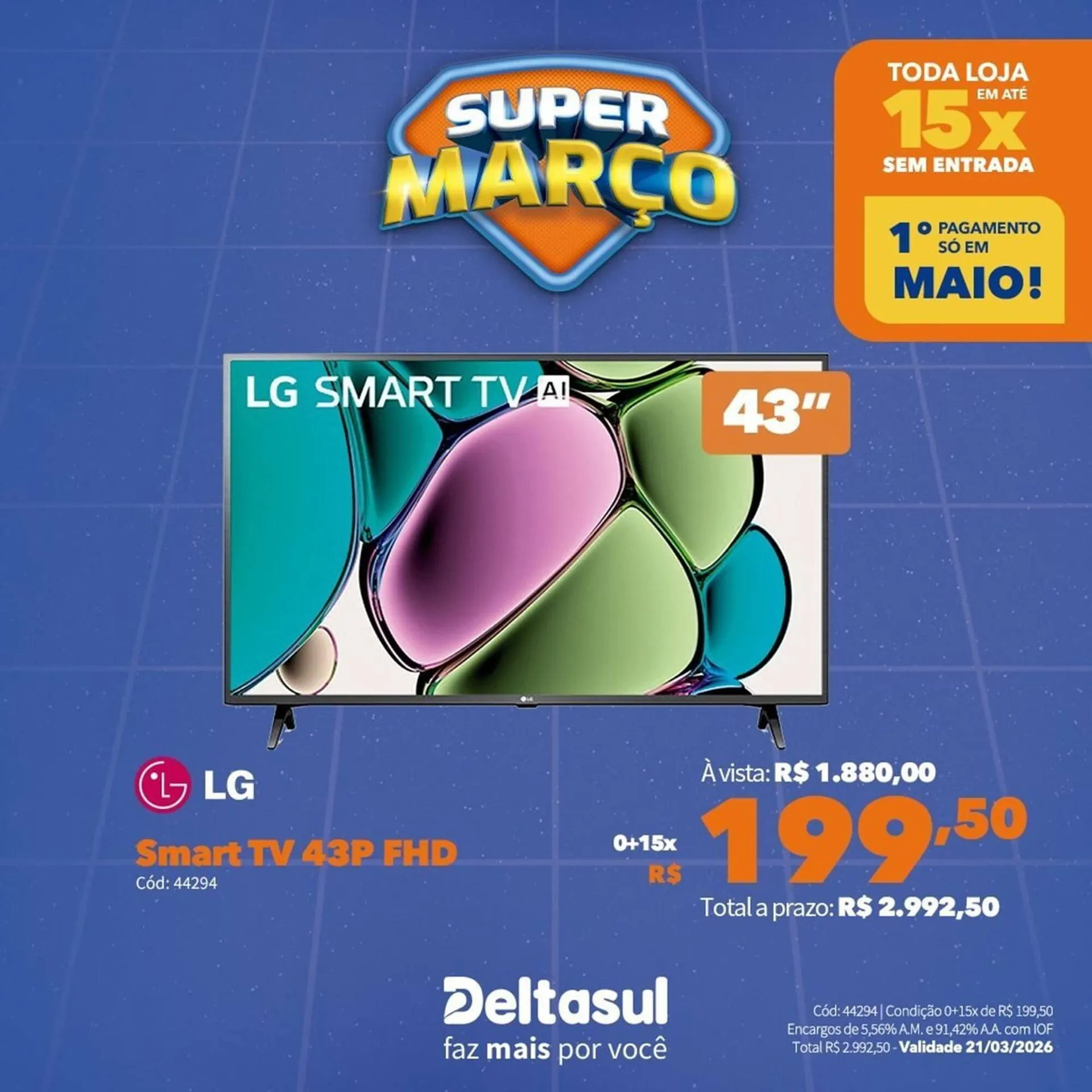 Encarte de Folheto Deltasul 2 de março até 21 de março 2026 - Pagina 1