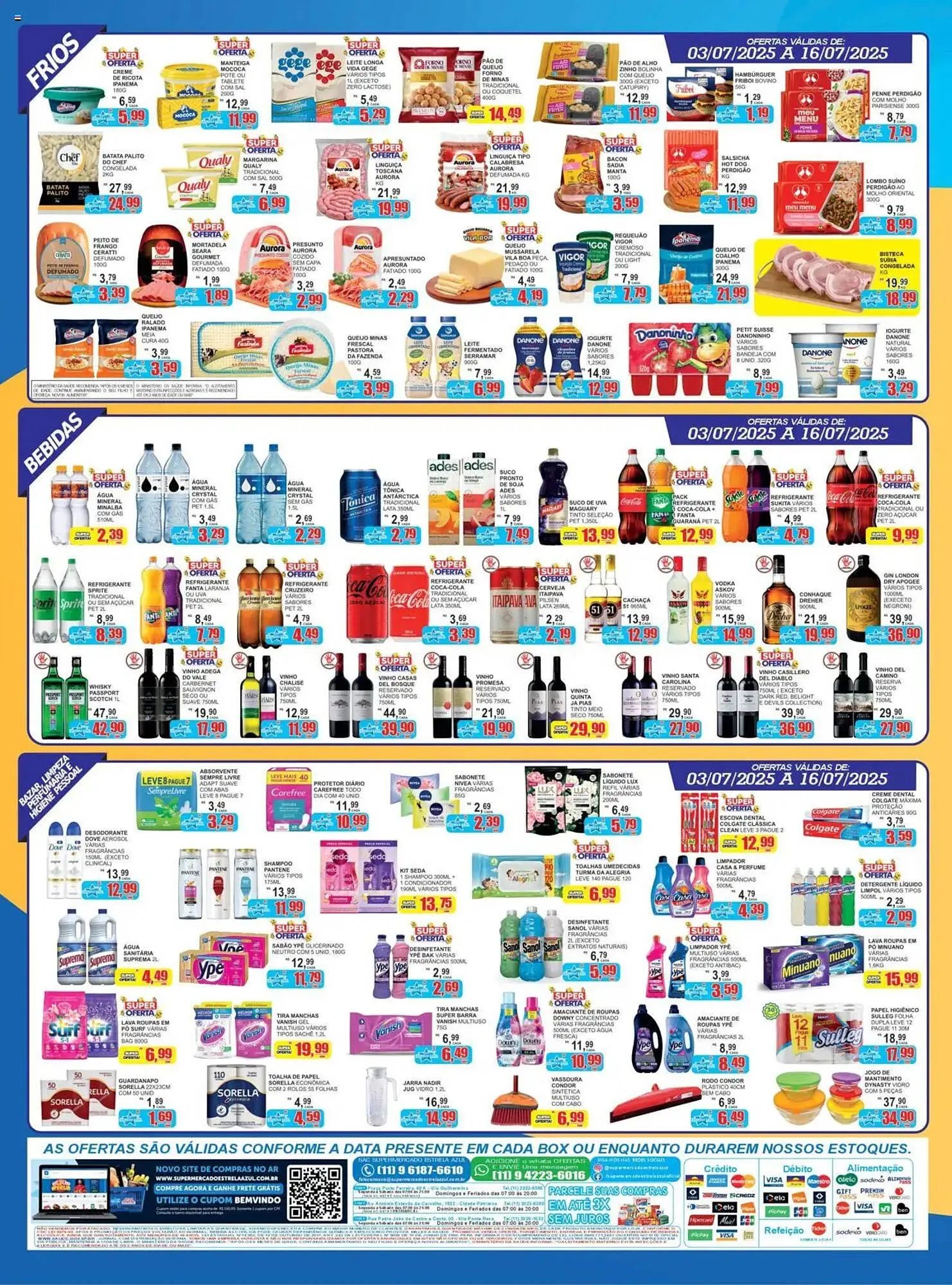 Encarte de Catálogo Supermercado Estrela Azul 3 de julho até 16 de julho 2025 - Pagina 4