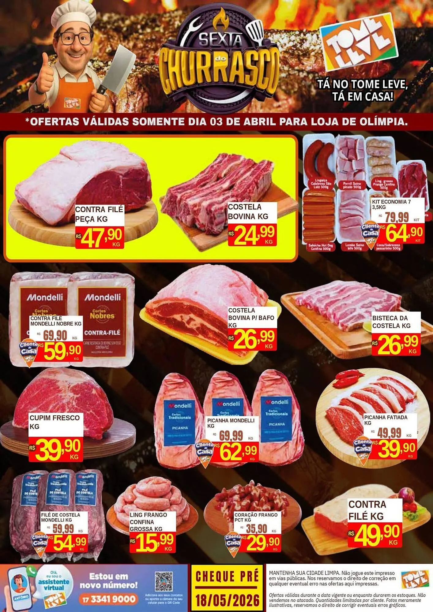 Encarte de Catálogo Tome Leve 3 de abril até 3 de abril 2026 - Pagina 1