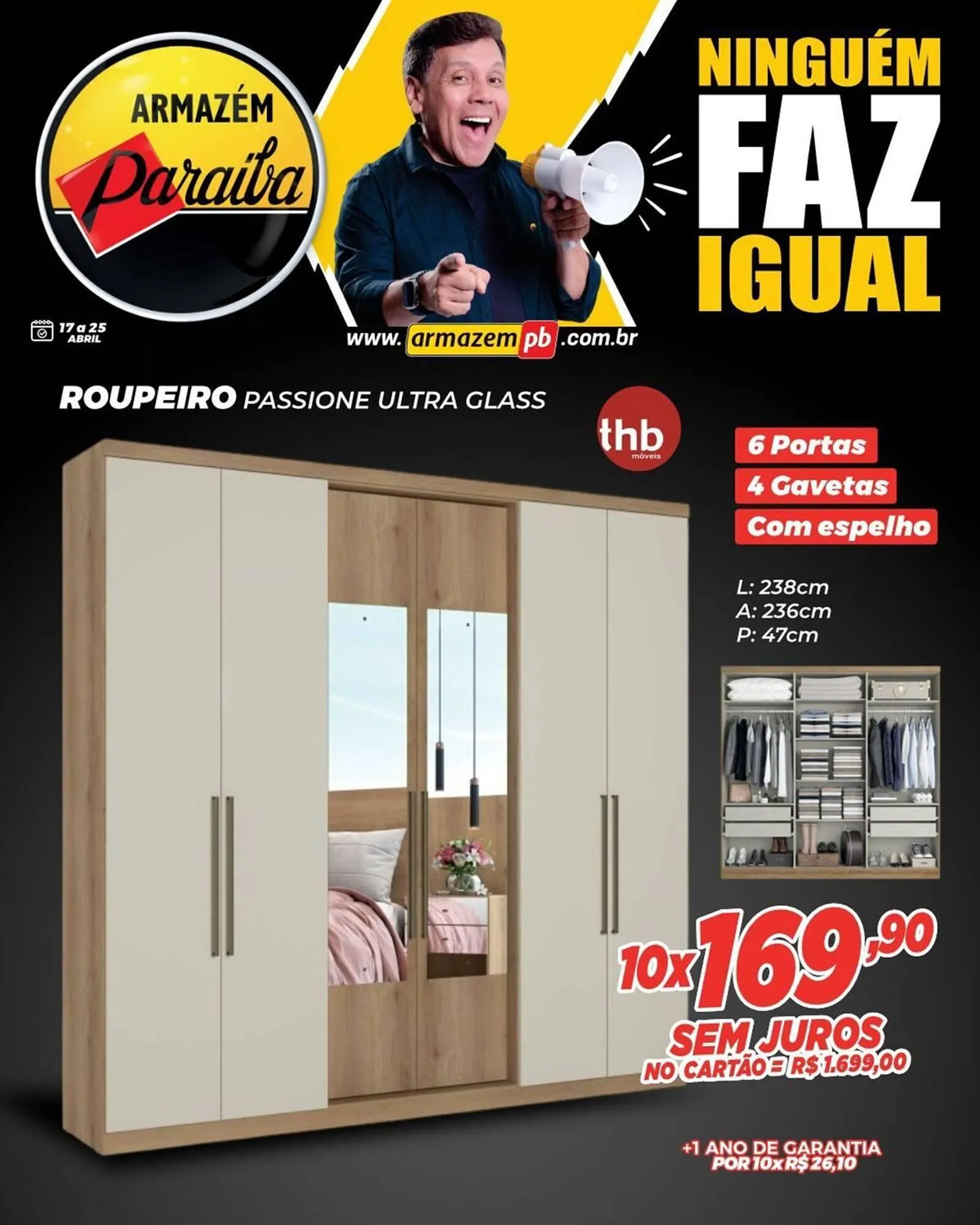 Encarte de Catálogo Armazém Paraíba 17 de abril até 25 de abril 2026 - Pagina 1