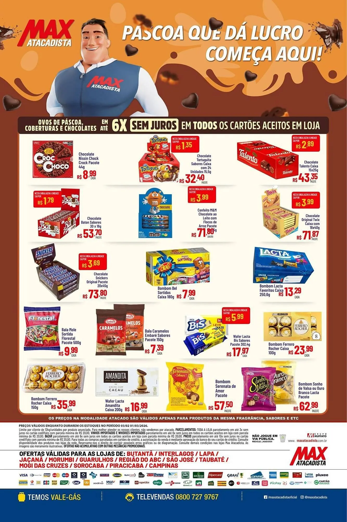 Encarte de Encarte Max Atacadista 3 de fevereiro até 1 de março 2026 - Pagina 2