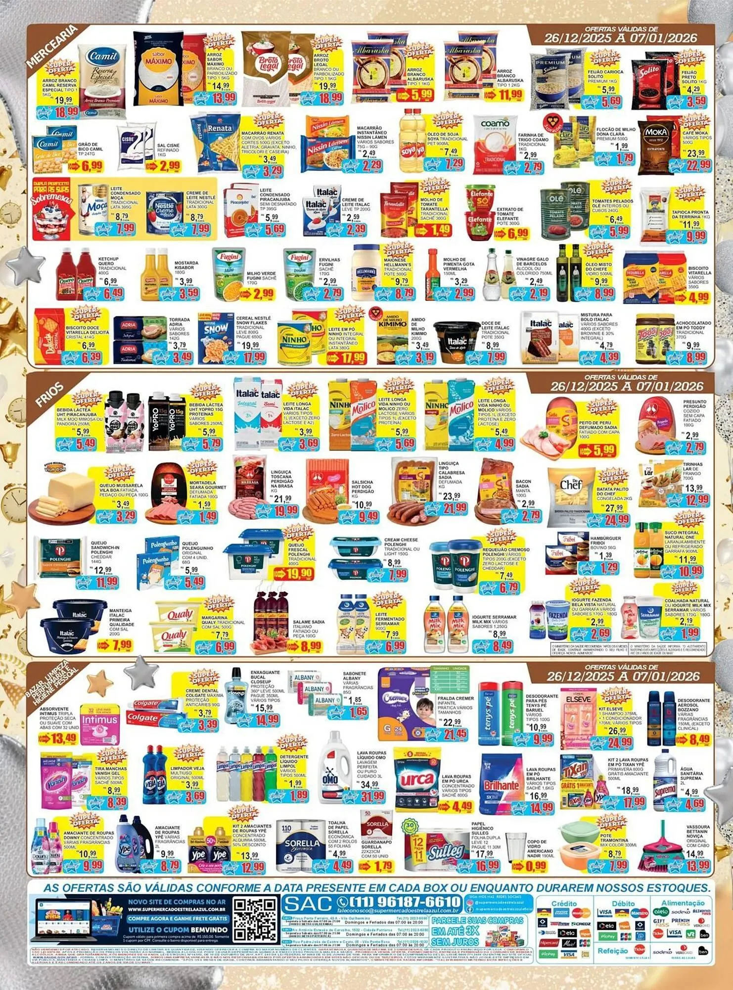 Encarte de Folheto Supermercado Estrela Azul 26 de dezembro até 7 de janeiro 2026 - Pagina 12