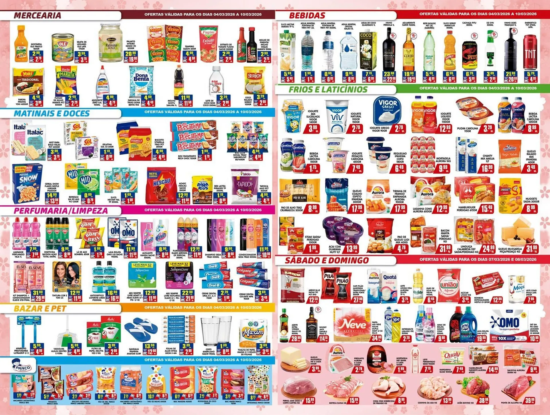 Encarte de Folheto Higa's Supermercado 4 de março até 10 de março 2026 - Pagina 2