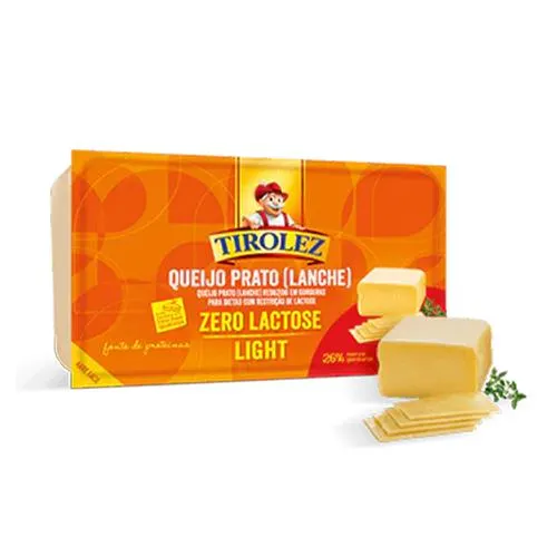 Queijo Prato Lanche Tirolez Zero Lactose 400g