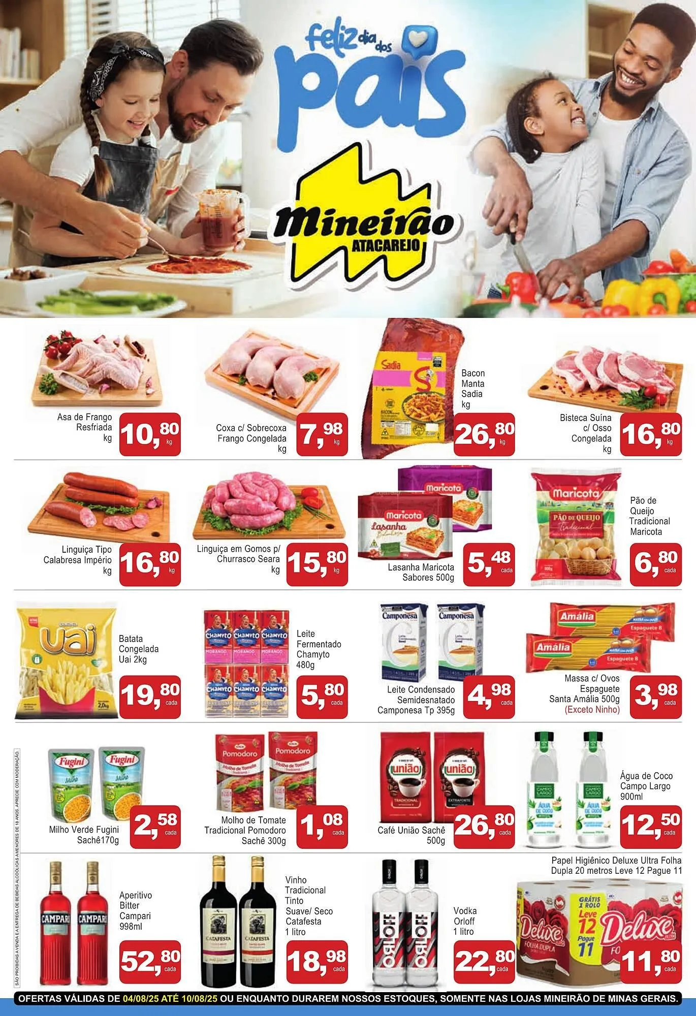 Encarte de Catálogo Mineirão Atacarejo 4 de agosto até 11 de agosto 2025 - Pagina 1