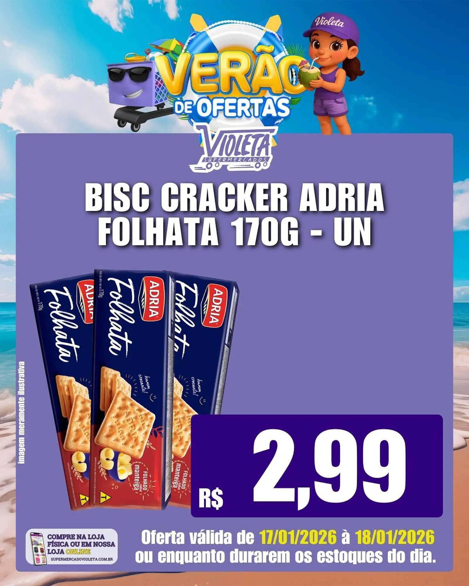 Encarte de Catálogo Violeta Supermercados 17 de janeiro até 18 de janeiro 2026 - Pagina 5