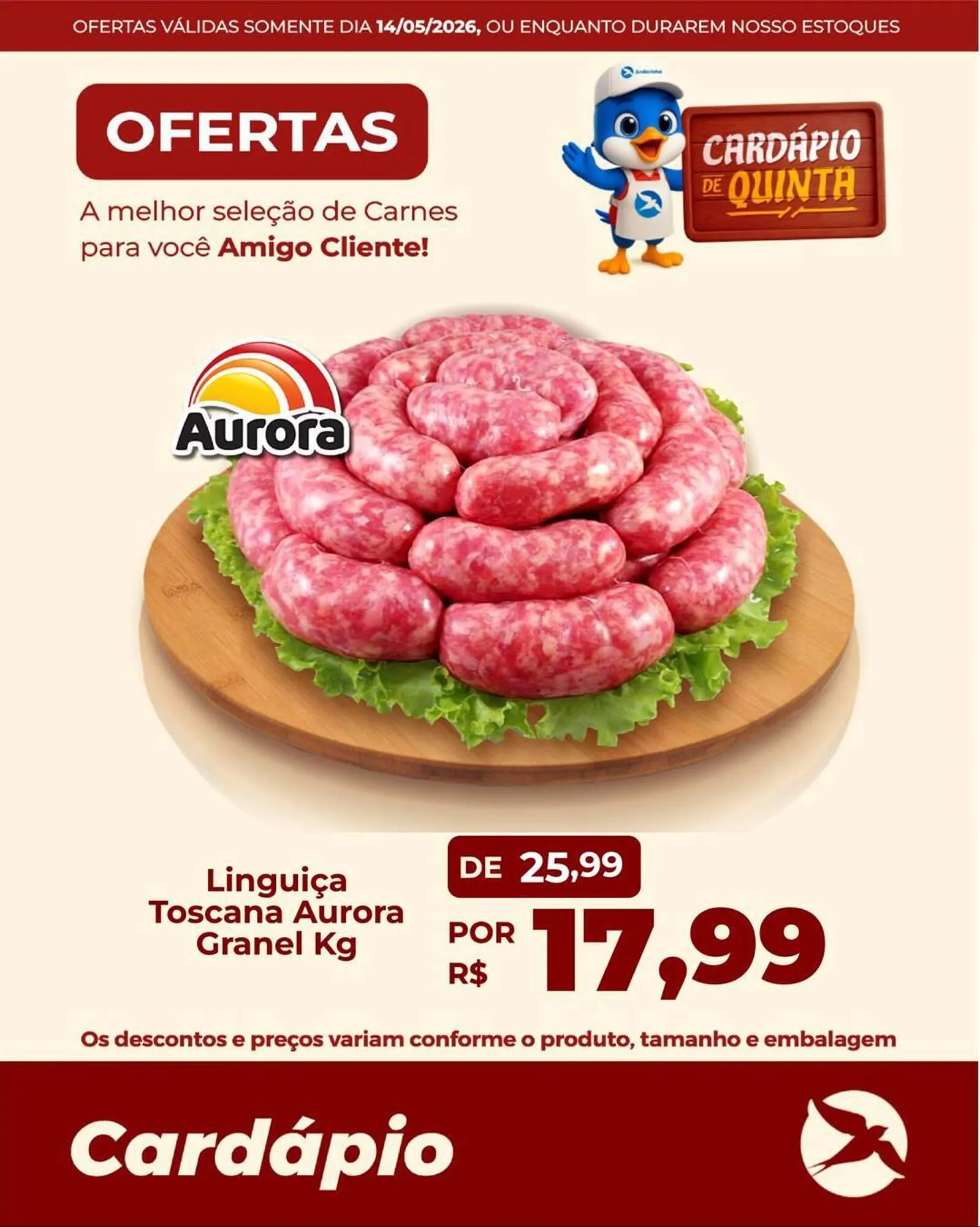 Encarte de Folheto Andorinha Hipermercado 14 de maio até 14 de maio 2026 - Pagina 3