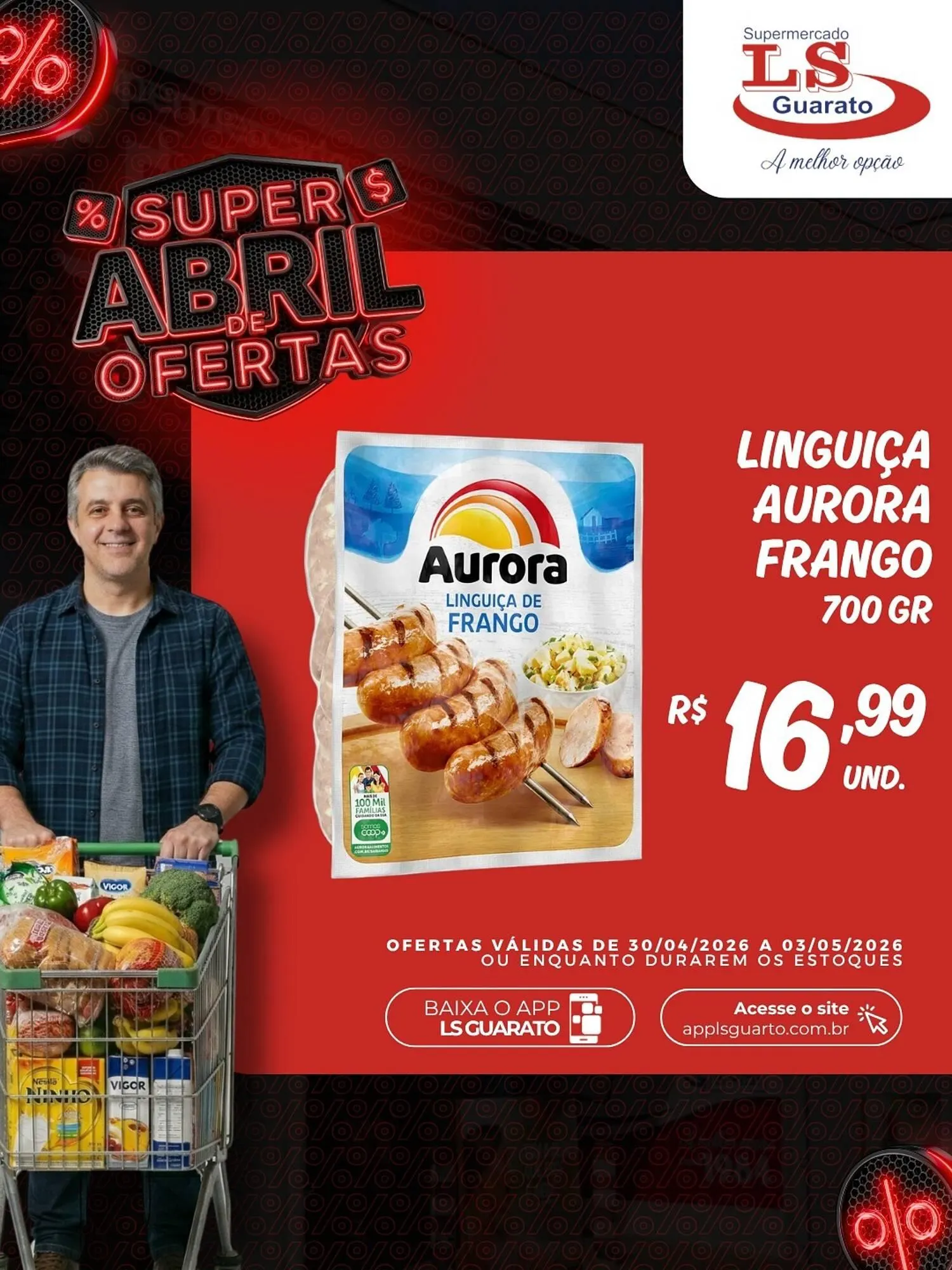 Encarte de Catálogo Supermercado LS Guarato 30 de abril até 3 de maio 2026 - Pagina 3