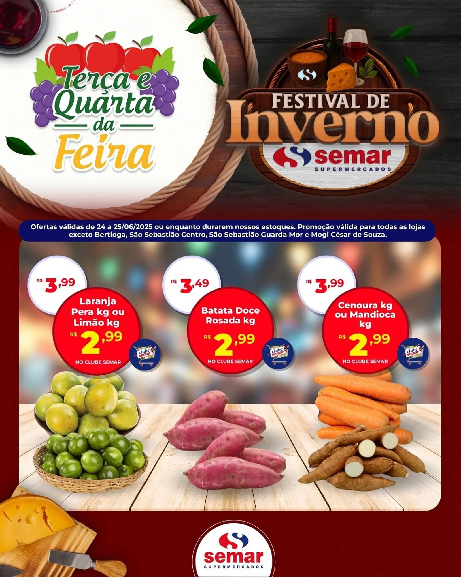 Encarte de Catálogo Semar Supermercado 23 de junho até 25 de junho 2025 - Pagina 5