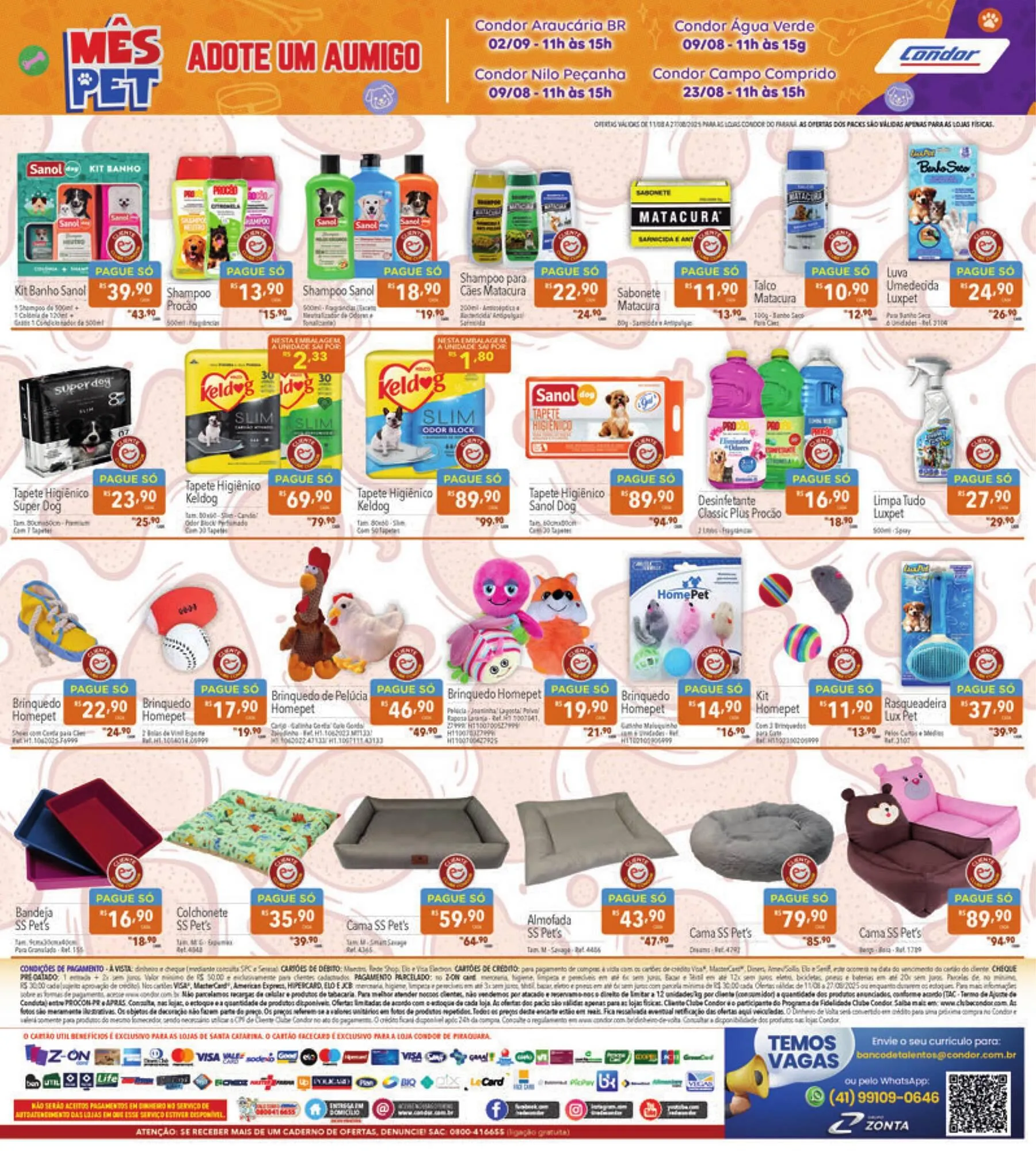 Encarte de Catálogo Supermercados Condor 11 de agosto até 29 de agosto 2025 - Pagina 32