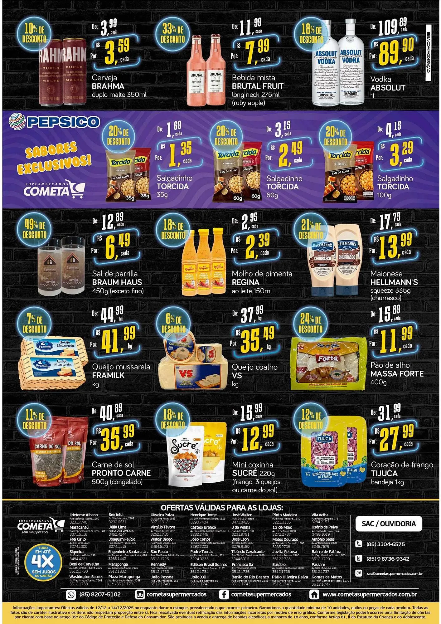 Encarte de Encarte Cometa Supermercados 12 de dezembro até 14 de dezembro 2025 - Pagina 2
