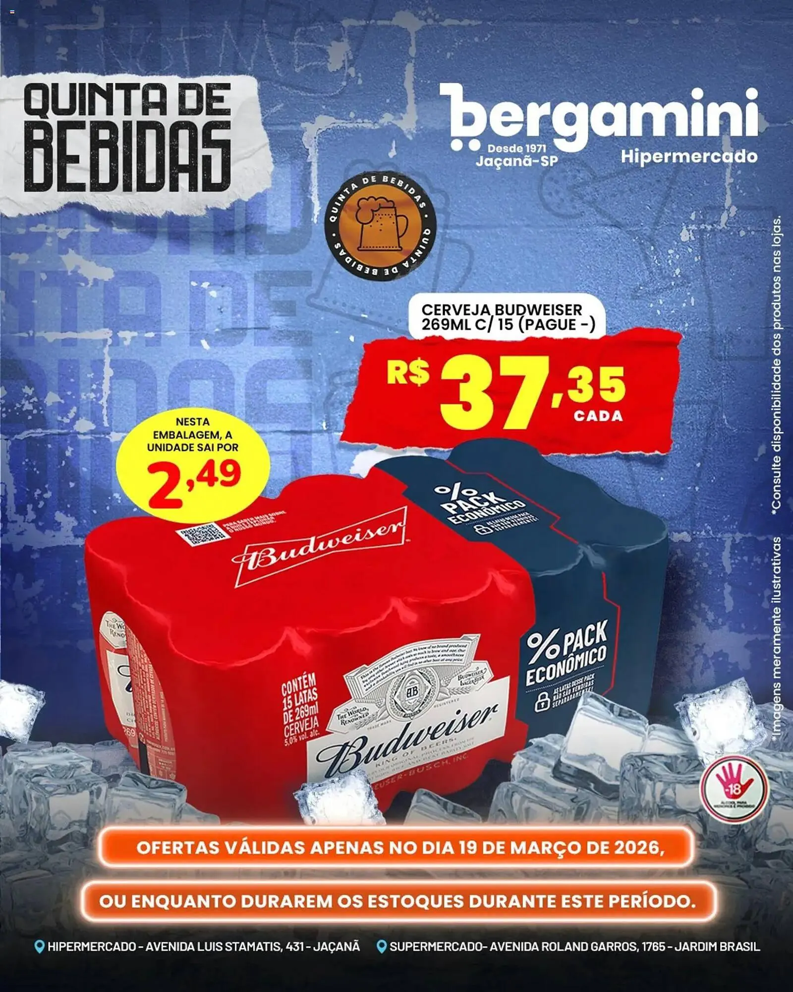 Encarte de Catálogo Supermercado Bergamini 19 de março até 19 de março 2026 - Pagina 3